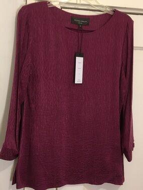 NWT Designer Hilton Hollis Luxurious Top Blouse